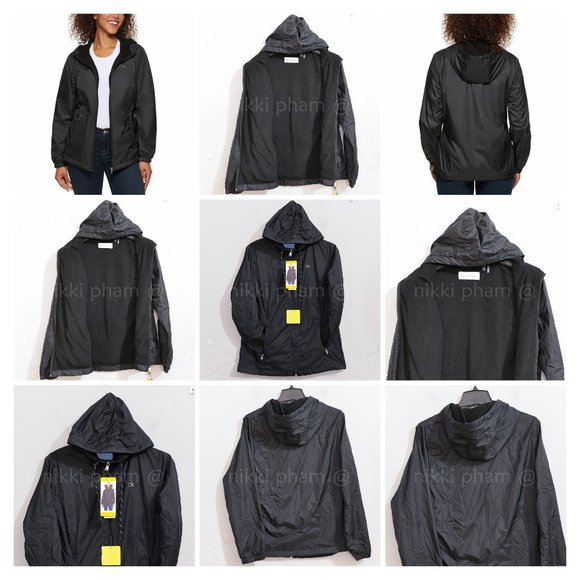 Calvin Klein Jackets & Blazers - Calvin Klein Womens Zip Front Windbreaker black